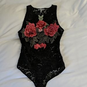 Black Lace Bodysuit